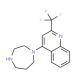 1-[2-(Trifluoromethyl)quinol-4-yl]homopiperazine - chemical structure image