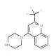 1-[2-(Trifluoromethyl)quinol-4-yl]piperazine (CAS 175203-79-9) - chemical structure image