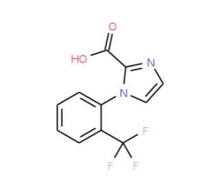 1-(2-Trifluoromethylphenyl)-imidazole-2-carboxylic acid - chemical structure image