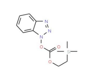 1-[2-(Trimethylsilyl)ethoxycarbonyloxy]benzotriazole (CAS 113306-55-1) - chemical structure image