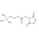 1-[2-(Trimethylsilyl)ethoxycarbonyloxy]pyrrolidin-2,5-dione (CAS 78269-85-9) - chemical structure image