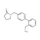 1-{[2′-(aminomethyl)-1,1′-biphenyl-4-yl]methyl}pyrrolidin-2-one - chemical structure image