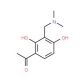 1-{3-[(Dimethylamino)methyl]-2,4-dihydroxyphenyl}-1-ethanone - chemical structure image