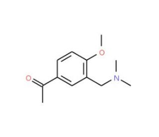 1-{3-[(dimethylamino)methyl]-4-methoxyphenyl}ethanone - chemical structure image