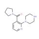 1-[3-(1-Pyrrolidinylcarbonyl)-2-pyridyl]piperazine - chemical structure image