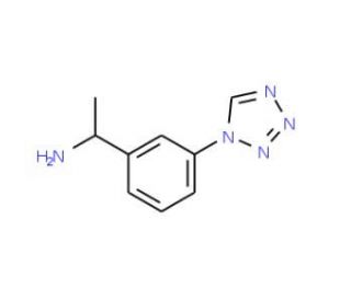 1-[3-(1H-1,2,3,4-tetrazol-1-yl)phenyl]ethan-1-amine - chemical structure image