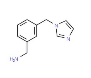 1-[3-(1H-imidazol-1-ylmethyl)phenyl]methanamine - chemical structure image