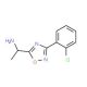 1-[3-(2-Chloro-phenyl)-[1,2,4]oxadiazol-5-yl]-ethylamine - chemical structure image