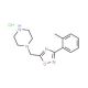 1-{[3-(2-methylphenyl)-1,2,4-oxadiazol-5-yl]methyl}piperazine hydrochloride - chemical structure image