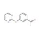 1-[3-(2-Pyrimidinyloxy)phenyl]-1-ethanone - chemical structure image