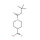 1-(3,3-dimethylbutanoyl)piperidine-4-carboxylic acid - chemical structure image