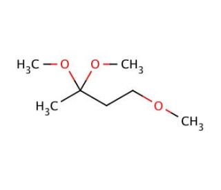 1,3,3-Trimethoxybutane (CAS 6607-66-5) - chemical structure image