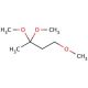 1,3,3-Trimethoxybutane (CAS 6607-66-5) - chemical structure image