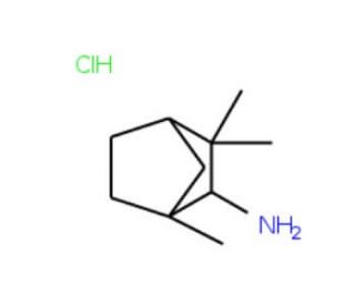 1,3,3-Trimethylbicyclo[2.2.1]heptan-2-amine hydrochloride (CAS 301822-76-4) - chemical structure image