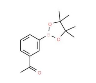 1-[3-(4,4,5,5-Tetramethyl-1,3,2-dioxaborolan-2-yl)phenyl]ethanone (CAS 214360-49-3) - chemical structure image