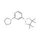 1-[3-(4,4,5,5-Tetramethyl-1,3,2-dioxaborolan-2-yl)phenyl]pyrrolidine (CAS 857283-63-7) - chemical structure image