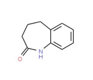 1,3,4,5-tetrahydro-2H-1-benzazepin-2-one (CAS 4424-80-0) - chemical structure image