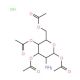 1,3,4,6-Tetra-O-acetyl-2-amino-2-desoxy-β-D-glucopyranose hydrochloride (CAS 10034-20-5) - chemical structure image