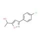 1-[3-(4-Chlorophenyl)-5-isoxazolyl]-1-ethanol - chemical structure image
