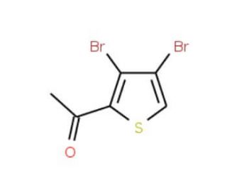 1-(3,4-Dibromo-2-thienyl)-1-ethanone (CAS 57681-57-9) - chemical structure image