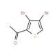 1-(3,4-Dibromo-2-thienyl)-1-ethanone (CAS 57681-57-9) - chemical structure image