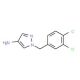 1-(3,4-Dichloro-benzyl)-1H-pyrazol-4-ylamine (CAS 895929-62-1) - chemical structure image