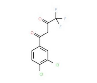 1-(3,4-Dichloro-phenyl)-4,4,4-trifluoro-butane-1,3-dione (CAS 2712-68-7) - chemical structure image