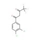 1-(3,4-Dichloro-phenyl)-4,4,4-trifluoro-butane-1,3-dione (CAS 2712-68-7) - chemical structure image