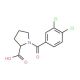 1-(3,4-dichlorobenzoyl)pyrrolidine-2-carboxylic acid - chemical structure image