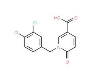 1-(3,4-Dichlorobenzyl)-6-oxo-1,6-dihydro-3-pyridinecarboxylic acid - chemical structure image