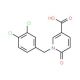 1-(3,4-Dichlorobenzyl)-6-oxo-1,6-dihydro-3-pyridinecarboxylic acid - chemical structure image