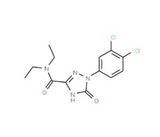 1-(3,4-Dichlorophenyl)-2,5-dihydro-5-oxo-1H-1,2,4-triazole-3-carboxylic acid diethylamide - chemical structure image