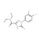 1-(3,4-Dichlorophenyl)-2,5-dihydro-5-oxo-1H-1,2,4-triazole-3-carboxylic acid diethylamide - chemical structure image