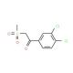 1-(3,4-Dichlorophenyl)-2-(methylsulfonyl)-1-ethanone - chemical structure image