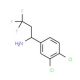 1-(3,4-dichlorophenyl)-3,3,3-trifluoropropan-1-amine - chemical structure image
