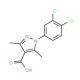 1-(3,4-Dichlorophenyl)-3,5-dimethyl-1H-pyrazole-4-carboxylic acid - chemical structure image