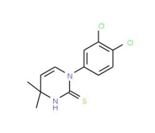 1-(3,4-Dichlorophenyl)-4,4-dimethyl-1,4-dihydropyrimidine-2-thiol - chemical structure image