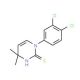 1-(3,4-Dichlorophenyl)-4,4-dimethyl-1,4-dihydropyrimidine-2-thiol - chemical structure image