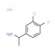 1-(3,4-dichlorophenyl)ethan-1-amine hydrochloride (CAS 74877-07-9 (non-salt)) - chemical structure image