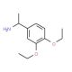 1-(3,4-Diethoxy-phenyl)-ethylamine (CAS 105321-50-4) - chemical structure image
