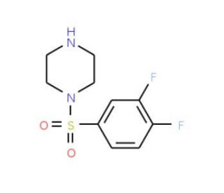 1-(3,4-Difluoro-benzenesulfonyl)-piperazine - chemical structure image