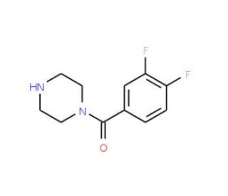 1-(3,4-difluorobenzoyl)piperazine - chemical structure image
