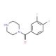 1-(3,4-difluorobenzoyl)piperazine - chemical structure image