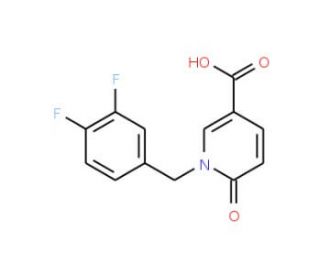 1-(3,4-Difluorobenzyl)-6-oxo-1,6-dihydro-3-pyridinecarboxylic acid - chemical structure image
