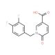 1-(3,4-Difluorobenzyl)-6-oxo-1,6-dihydro-3-pyridinecarboxylic acid - chemical structure image