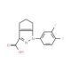 1-(3,4-difluorophenyl)-1H,4H,5H,6H-cyclopenta[c]pyrazole-3-carboxylic acid - chemical structure image