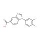1-(3,4-Difluorophenyl)-1H-benzimidazole-5-carboxylic acid - chemical structure image