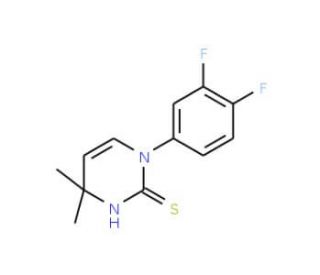 1-(3,4-Difluorophenyl)-4,4-dimethyl-1,4-dihydropyrimidine-2-thiol - chemical structure image