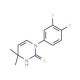 1-(3,4-Difluorophenyl)-4,4-dimethyl-1,4-dihydropyrimidine-2-thiol - chemical structure image