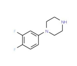 1-(3,4-Difluorophenyl)-piperazine (CAS 255893-57-3) - chemical structure image